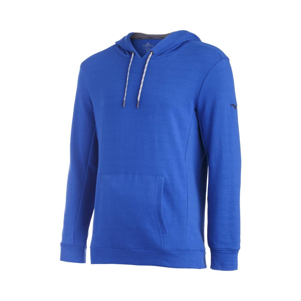 Mens Mizuno Comp Warmup Hoodie Royal Philippines (LMWBEQ376)